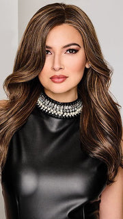 MODEL MODE by Raquel Welch in RL12/22SS SHADED CAPPUCCINO | Light Golden Brown Evenly Blended with Cool Platinum Blonde Highlights with Dark Roots