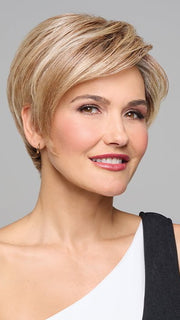 MONOLOGUE by Raquel Welch in RL14/22SS SHADED WHEAT | Dark Blonde Evenly Blended with Platinum Blonde with Dark Roots