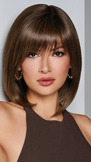 STRAIGHT TO CAMERA by Raquel Welch in RL8/12SS ICED MOCHA | Medium Brown shaded with Dark Blonde