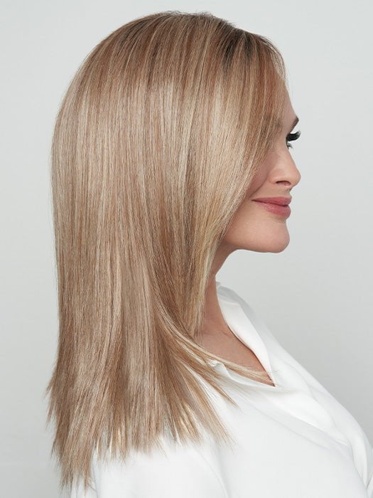 A shake-and-go straight wig