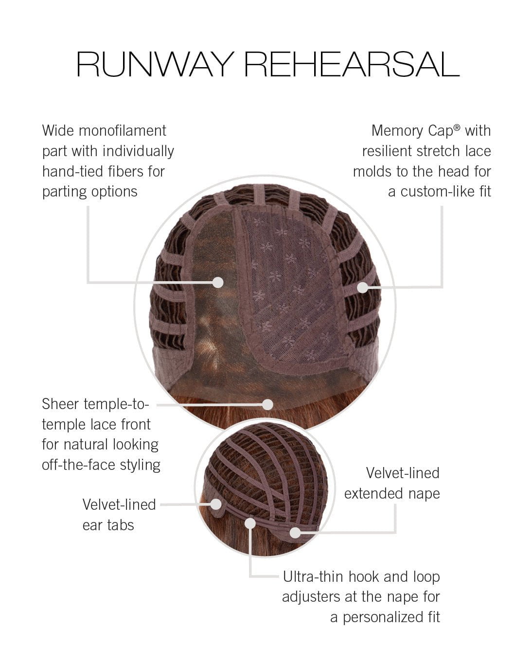 Runway Rehearsal  | Synthetic Lace Front Wig (Mono Part)