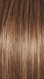 RL12/22 CAPPUCCINO | Light Golden Brown Evenly Blended with Cool Platinum Blonde Highlights and Dark Roots