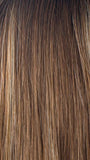MAPLE SUGAR R | Light-Medium Brown Base with Warm Medium Blonde Highlights and Dark Brown Roots