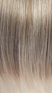 ICE-BLOND | Ashy blond base with white gold tips and highlights on face