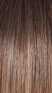 GF12-22SS SHADED CAPPUCCINO | Light Golden Brown Evenly Blended with Cool Platinum Blonde Highlights with Dark Roots