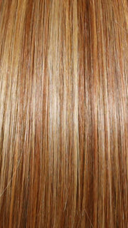 SUNSET BLONDE | Warm Blonde Base with Light Gold Blonde Highlights and Light Auburn