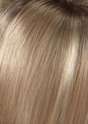 SPARKLING CHAMPAGNE | Medium Brown roots with overall Strawberry Blonde base and soft Golden Blonde highlights