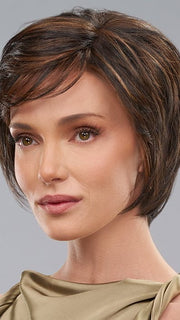 STELLA STAR by Jon Renau in FS4/33/30A MIDNIGHT COCOA | Dark Brown, Medium Red, Medium Natural Red Blonde/Brown Blend with Medium Natural Red Blonde/Brown Blend Bold Highlights