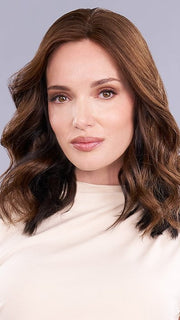 14" TOP FORM LACE by Jon Renau in 6RN NATURAL BROWN | Dark Brown Renau Natural