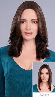 TOP TREND STRAIGHT 14" by JON RENAU in color 6 FUDGESICLE | Brown