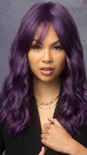 LUSH WAVEZ by Rene of Paris in GRAPE-BURST | Deep Smoky Purple PPC MAIN IMAGE FB MAIN IMAGE