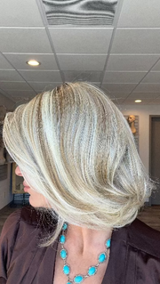UPSTAGE by RAQUEL WELCH WIGS in color RL19/23SS SHADED BISCUIT | Light Ash Blonde Evenly Blended with Cool Platinum Blonde with Dark Roots 