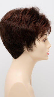CHOCOLATE CHERRY | Dark Brown roots with overall Medium Brown base with Deep Red highlights