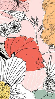 BLOOMS | Celebrating West Coast flora with emotive renderings of golden California poppies, red and paper poppies, coneflowers, and succulents