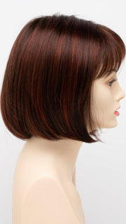 CHOCOLATE CHERRY | Dark Brown roots with overall Medium Brown base with Deep Red highlights
