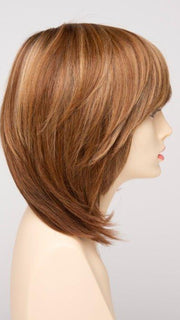 GOLDEN NUTMEG | Medium Brown roots with overall Warm Cinnamon base and Golden Blonde hightlights
