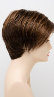 CHOCOLATE CARAMEL | Medium Brown with Soft Red and Blonde highlights