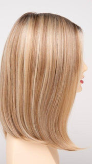 SPARKLING CHAMPAGNE | Medium Brown roots with overall Strawberry Blonde base and soft Golden Blonde highlights