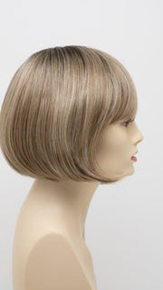 SPARKLING CHAMPAGNE | Medium Brown roots with overall Strawberry Blonde base and soft Golden Blonde highlights