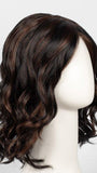 1BRH30 CHOCOLATE PRETZEL | Soft Black with 33% Gold-Red Highlights