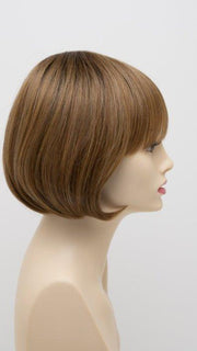 GOLDEN NUTMEG | Medium Brown roots with overall Warm Cinnamon base and Golden Blonde hightlights
