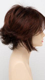 CHOCOLATE CHERRY | Dark Brown roots with overall Medium Brown base with Deep Red highlights