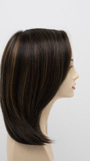 AMARETTO CREAM | Dark Brown roots with overall Medium Brown base with Honey Blonde highlights