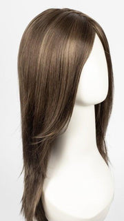 8RH14 HOT COCOA  | Medium Brown with 33% Medium Natural Blonde Highlights
