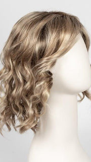 12FS8 | Light Gold Brown, Light Natural Gold Blonde and Pale Natural Gold-Blonde Blend, Shaded with Medium Brown