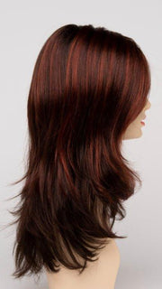 CHOCOLATE CHERRY | Dark Brown roots with overall Medium Brown base with Deep Red highlights