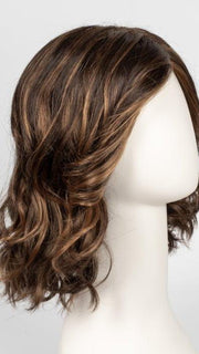 6F27 | Brown with Light Red-Gold Blonde Highlights and Tips