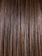 FRENCH ROAST BROWN-R  | A deep, luxurious brunette featuring a dark brown base with warm bronze and subtle red undertones. Softly rooted for natural depth and dimension.