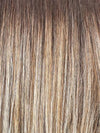MACADAMIA LATTE R | A combination of Medium and Light Brown, highlighted with Light Gold Blonde, and a mixture of Ash Blonde and Light Gold Blonde, Rooted with Medium and Light Brown