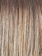 MACADAMIA LATTE R | A combination of Medium and Light Brown, highlighted with Light Gold Blonde, and a mixture of Ash Blonde and Light Gold Blonde, Rooted with Medium and Light Brown