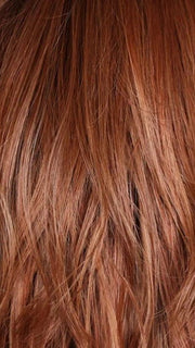 SIENNA SPICE R | A true light strawberry blonde/red with low light and highlights