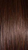 SOFT AMBER BROWN-R  | A warm rooted, amber-toned shade blending golden and red hues over a medium brown base.
