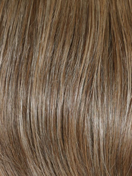 SUNKISSED ALMOND R | A blend of Medium and Light Brown with Light Gold Blonde Highlights and a hint of Cooler Blonde