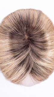 LIGHT BERNSTEIN ROOTED 20.14.27 | Light Strawberry Blonde and Medium Ash Blonde with Dark Strawberry Blonde Blend and Shaded Roots