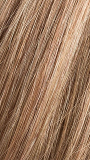 LIGHT BERNSTEIN ROOTED | Lightest Brown, Light Golden Blonde, and Dark Strawberry Blonde Blend with Shaded Roots