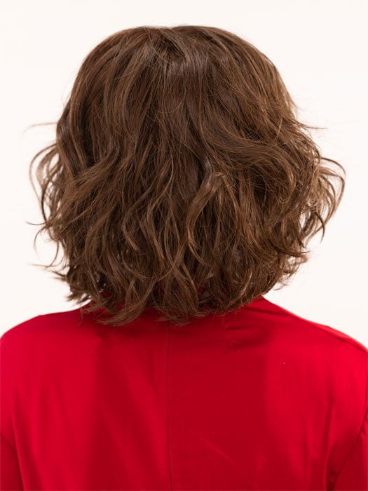 Roxie in BRIGHTON by ESTETICA in color R6/10 | Chestnut Brown and Medium Ash Brown Blend