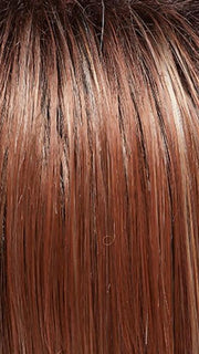 FS26/31S6 SALTED CARAMEL | Medium Natural Red Brown with Red Gold Blonde Bold Highlights, Shaded with Brown