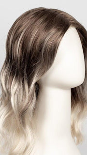 S18-60/102RO SOLSTICE | Cascading Ombre Shade | Cool, Dark Roots gradually lighten to a Shock of Patinum Blonde