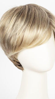 12FS8 | Light Gold Brown, Light Natural Gold Blonde and Pale Natural Gold-Blonde Blend, Shaded with Medium Brown