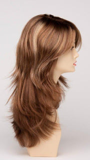 CREAMED COFFEE | Medium Brown roots and base with Cinnamon and Golden Blonde highlights