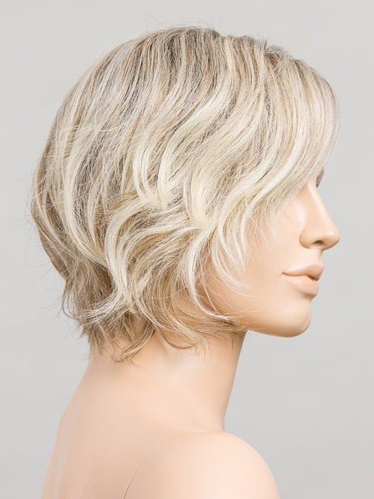 CHAMPAGNE ROOTED | Lightest Ash Blonde and Light Neutral Blonde with Medium Ash Blonde Blend and Shaded Roots