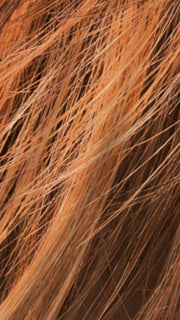 MANGO RED ROOTED | Medium Brown, Light Brown, and Light Auburn blend with Dark Roots