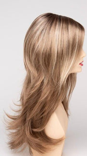 SPARKLING CHAMPAGNE | Medium Brown roots with overall Strawberry Blonde base and soft Golden Blonde highlights