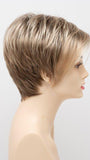 SPARKLING CHAMPAGNE | Medium Brown roots with overall Strawberry Blonde base and soft Golden Blonde highlights