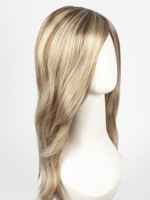 12FS8 SHADED PRALINE | Light Gold Brown, Light Natural Gold Blonde, and Pale Natural Gold-Blonde Blend, Shaded with Medium Brown