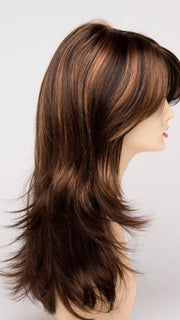 CHOCOLATE CARAMEL | Medium Brown with Soft Red and Blonde highlights